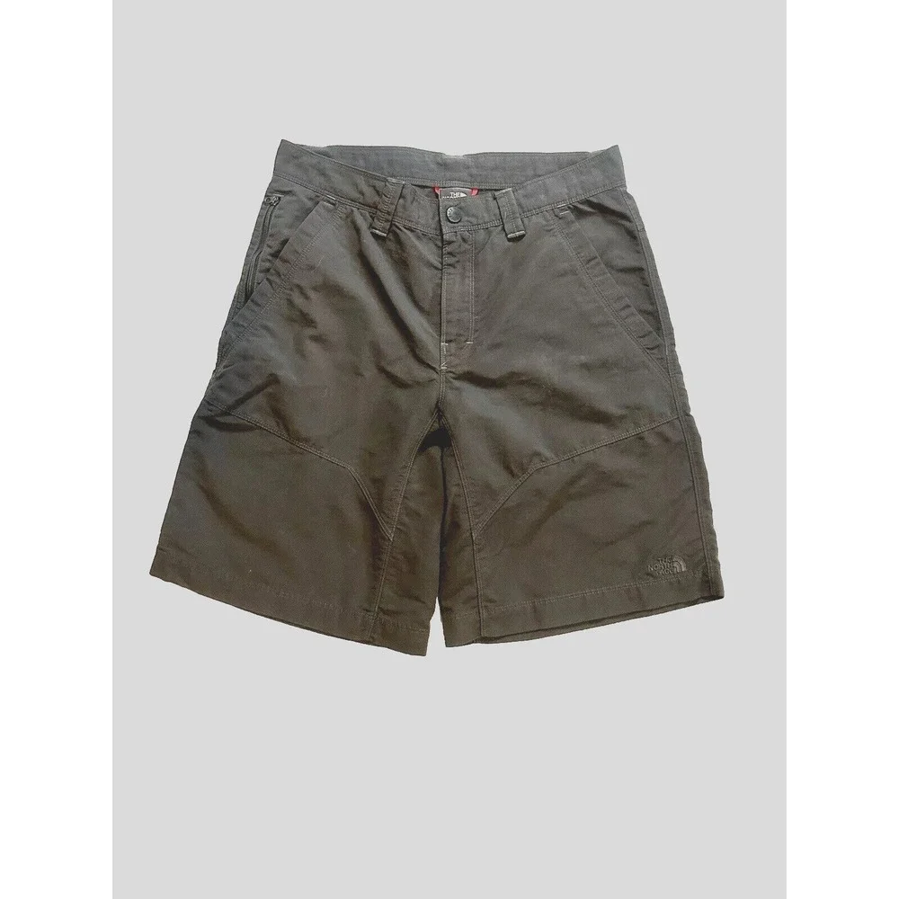 The North Face Men's Shorts Size 32 Nylon - Outdoor Hiking Charcoal Gray AXEZ